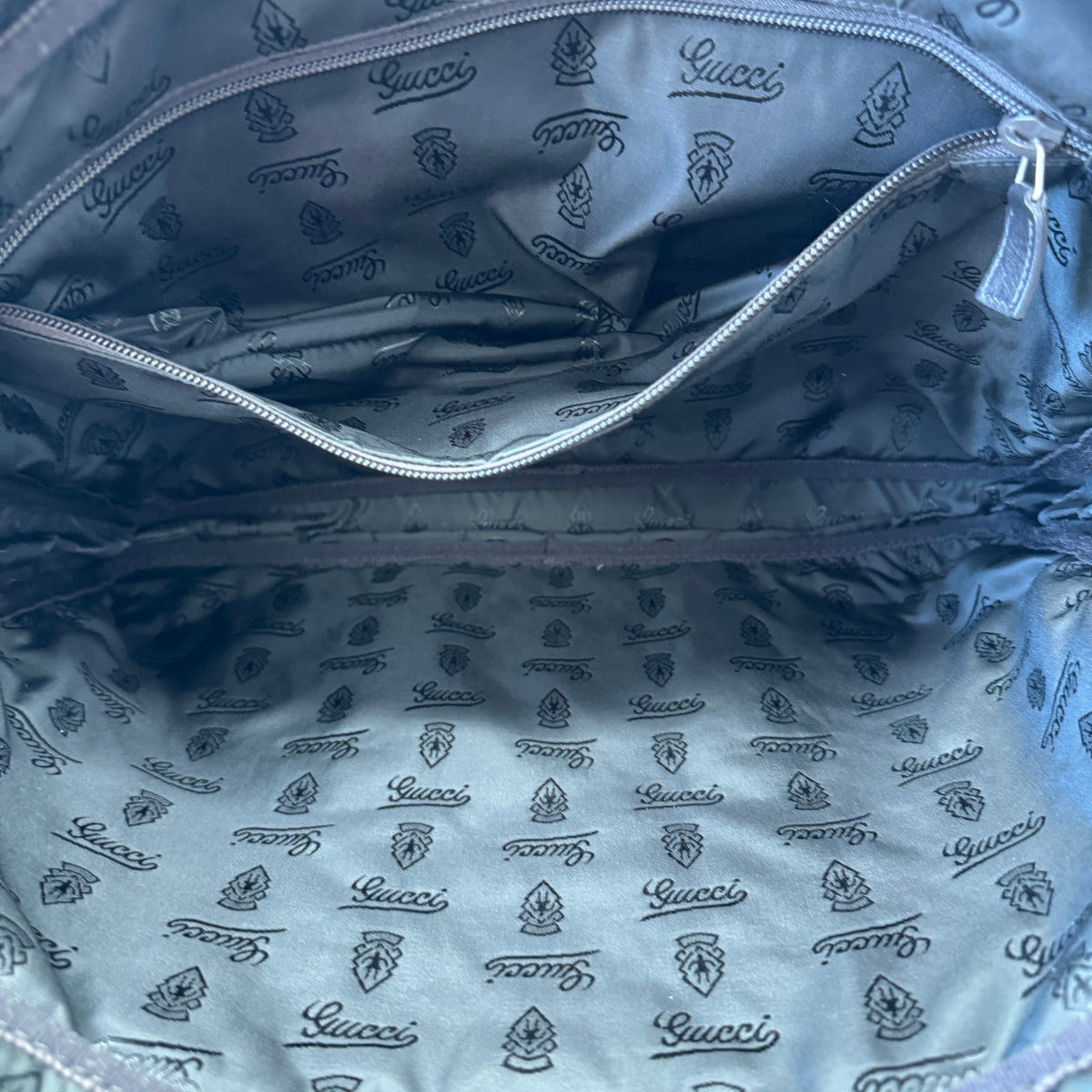 Men's GG Supreme Briefcase Black - Photo 11