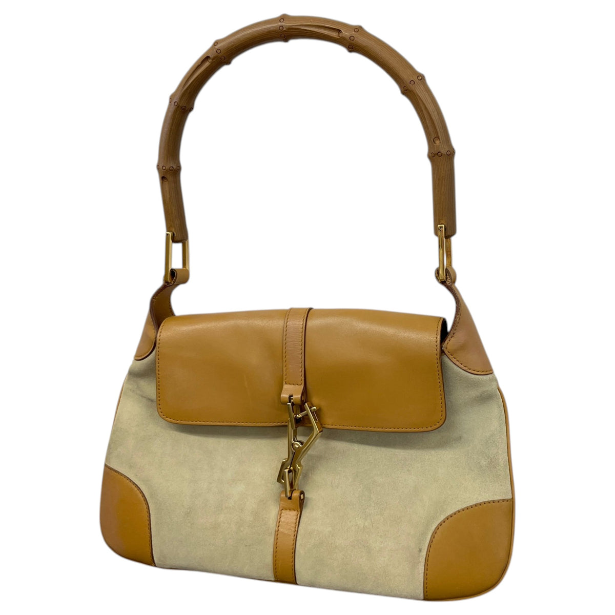Women's Bamboo Jackie Hobo Handbag Brown - Photo 5