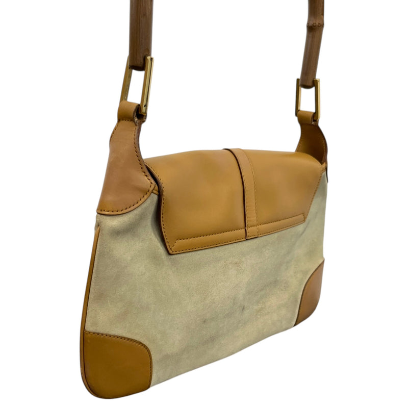 Women's Bamboo Jackie Hobo Handbag Brown