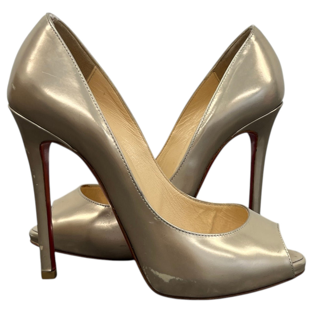 Women's Very Prive Heels Gold Size UK 3.5 / EU 36.5 - Photo 3