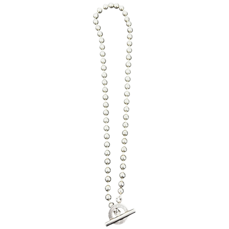 Women's Boule Toggle Necklace Silver