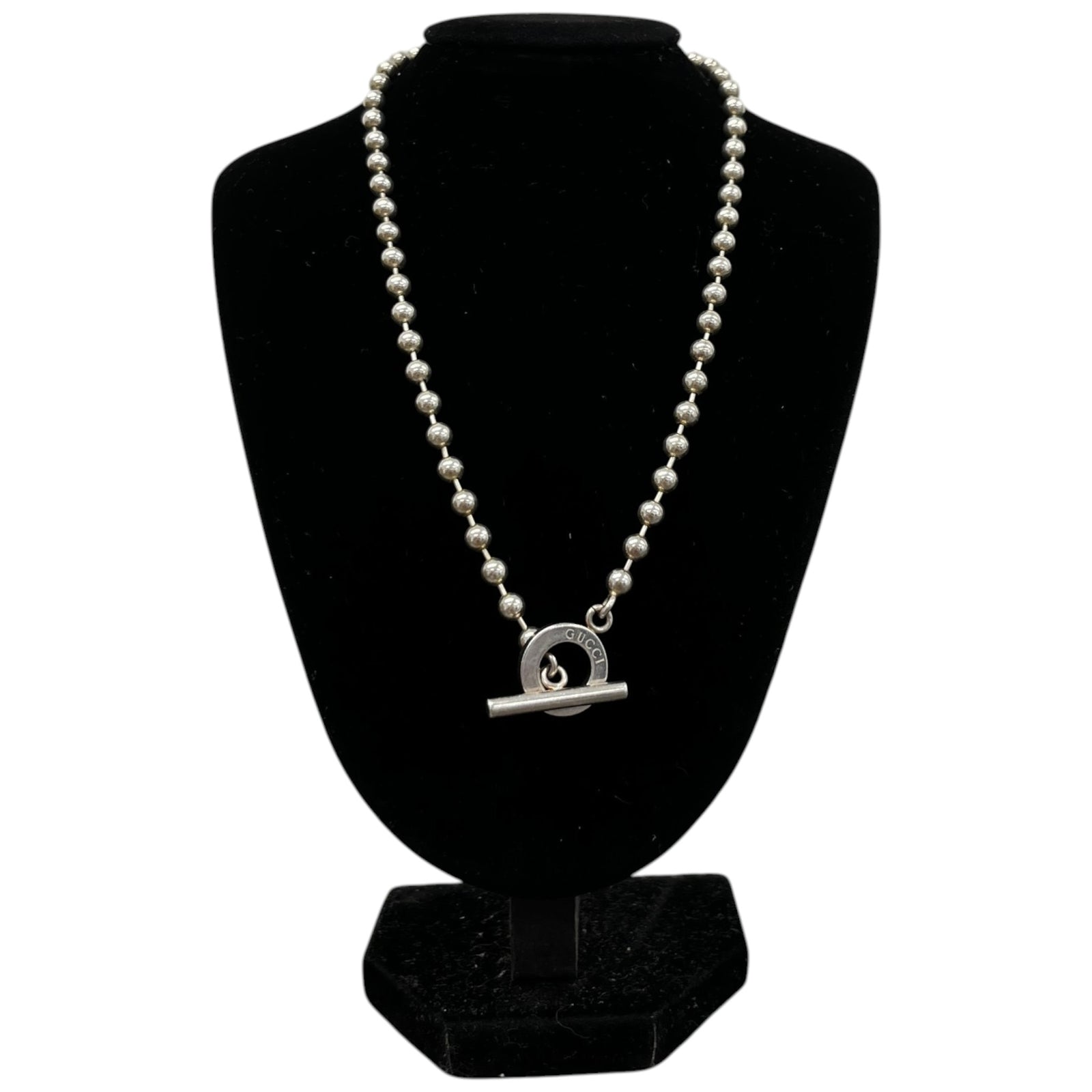 Women's Boule Toggle Necklace Silver - Photo 3