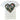 Men's Camo Heart T-Shirt White Size L