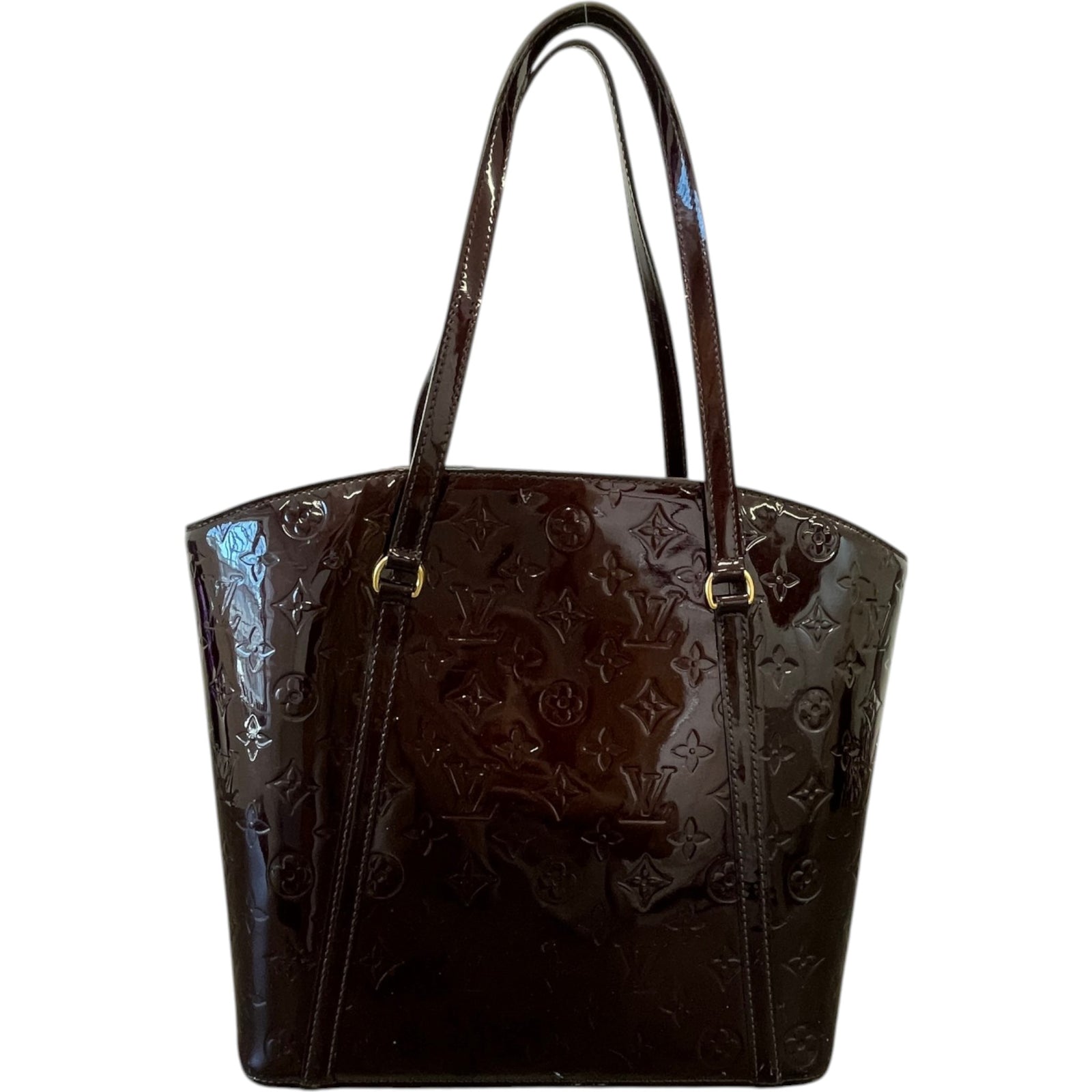 Women's Vernis Leather Avalon Gm Bag Burgundy - Photo 1