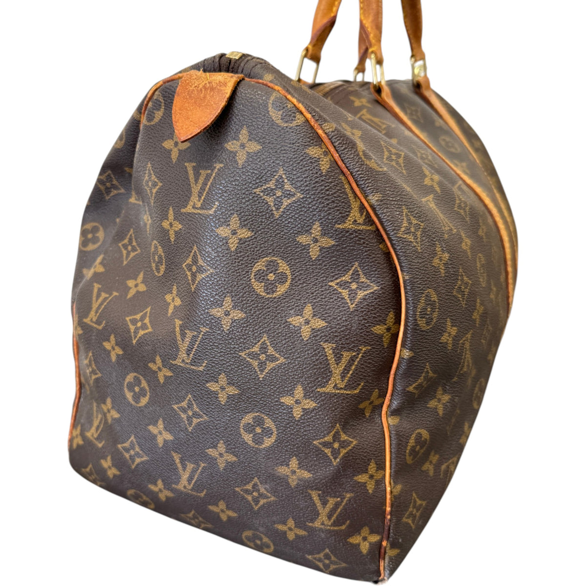 Women's Monogram Keepall 50 Travel Bag Brown - Photo 5