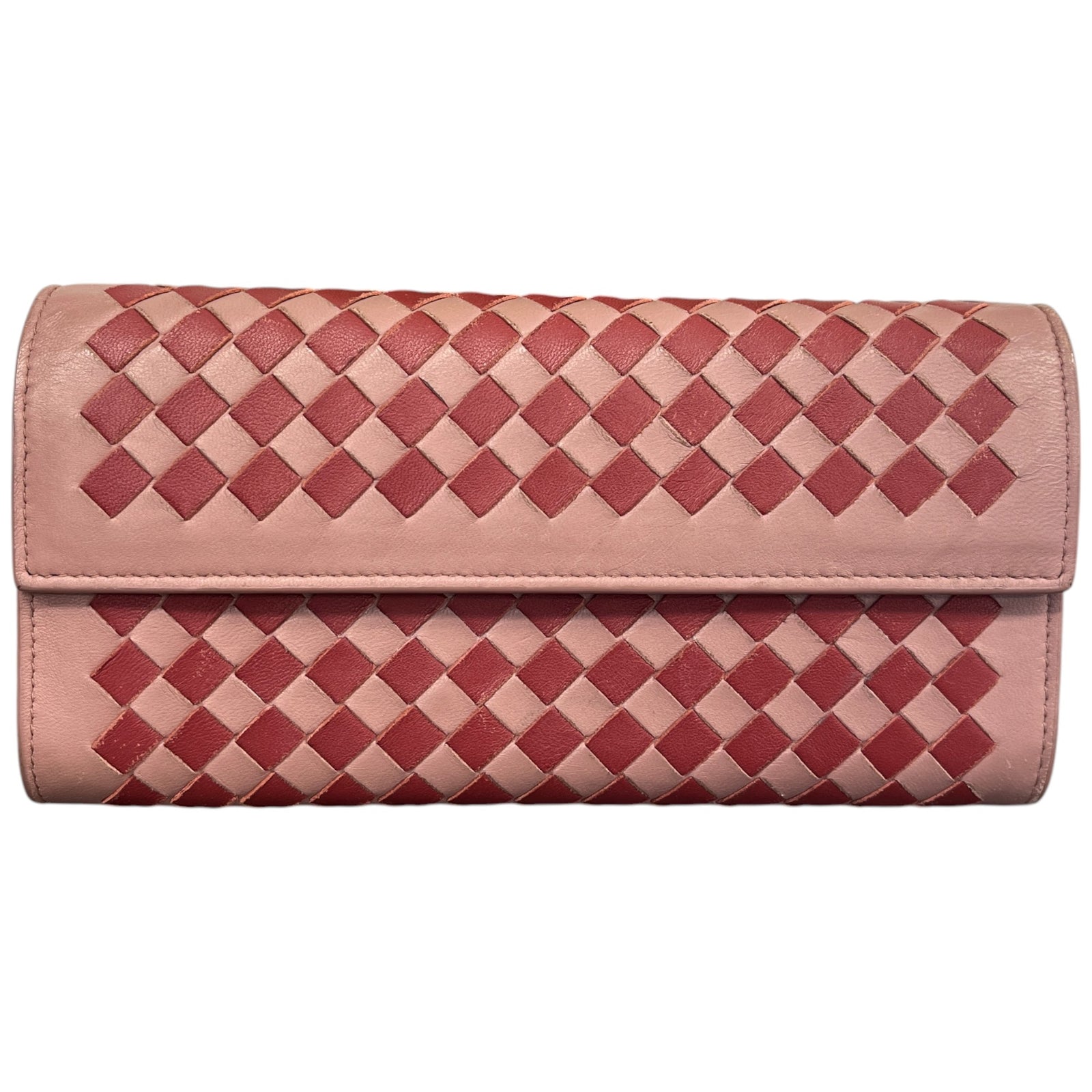 Women's Intrecciato Purse Pink - Photo 1