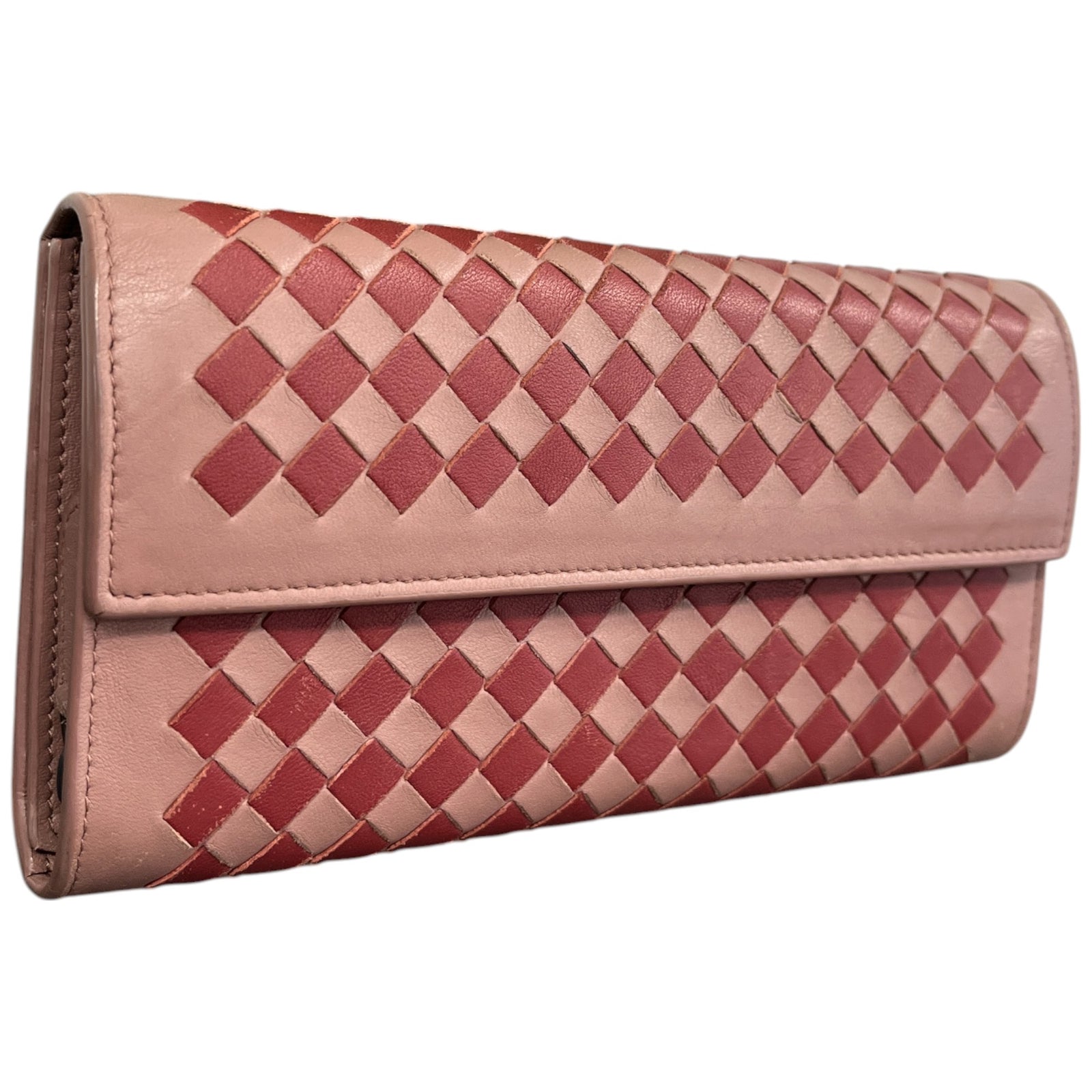 Women's Intrecciato Purse Pink - Photo 2