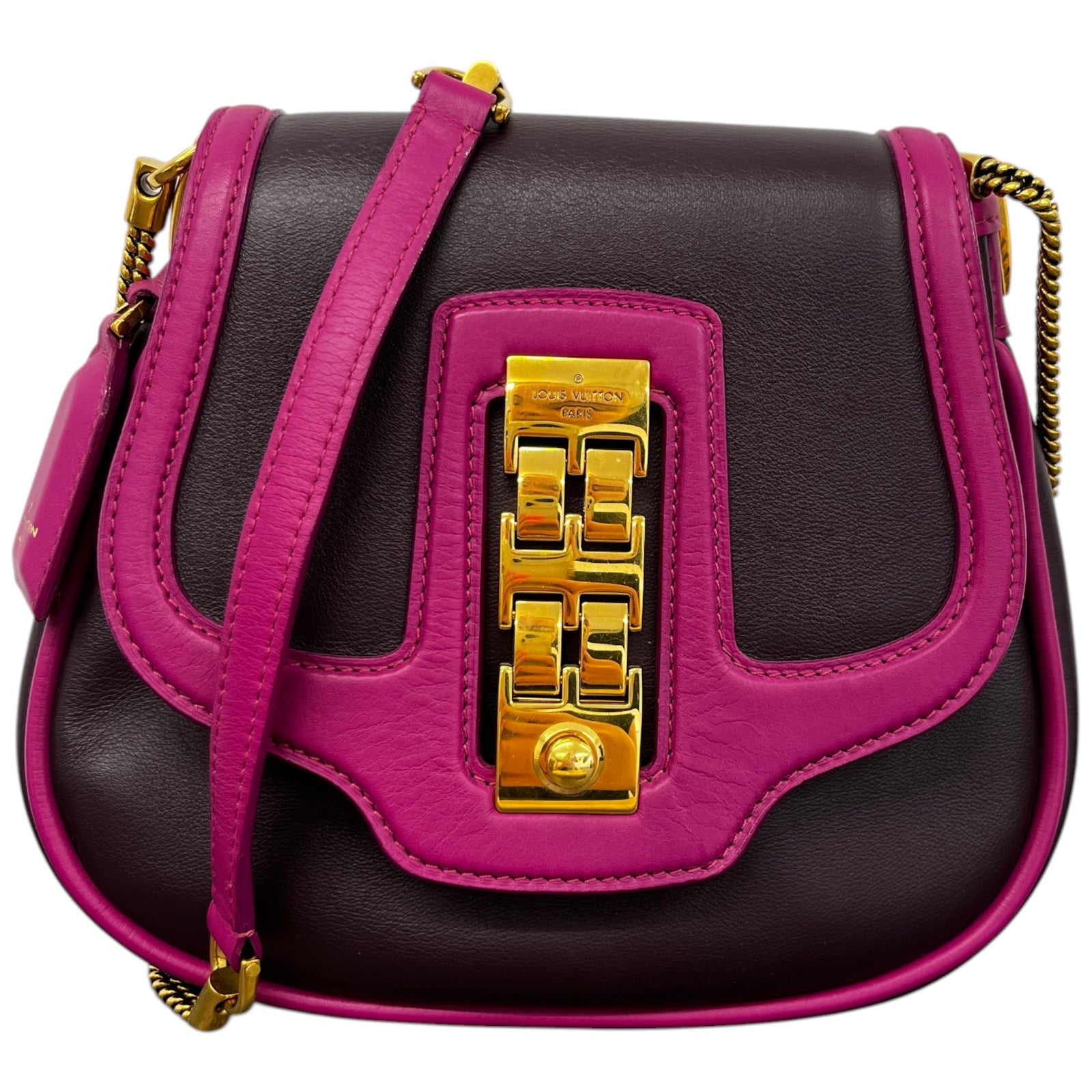 Women's Art Deco Trapeze Bag Purple - Photo 1