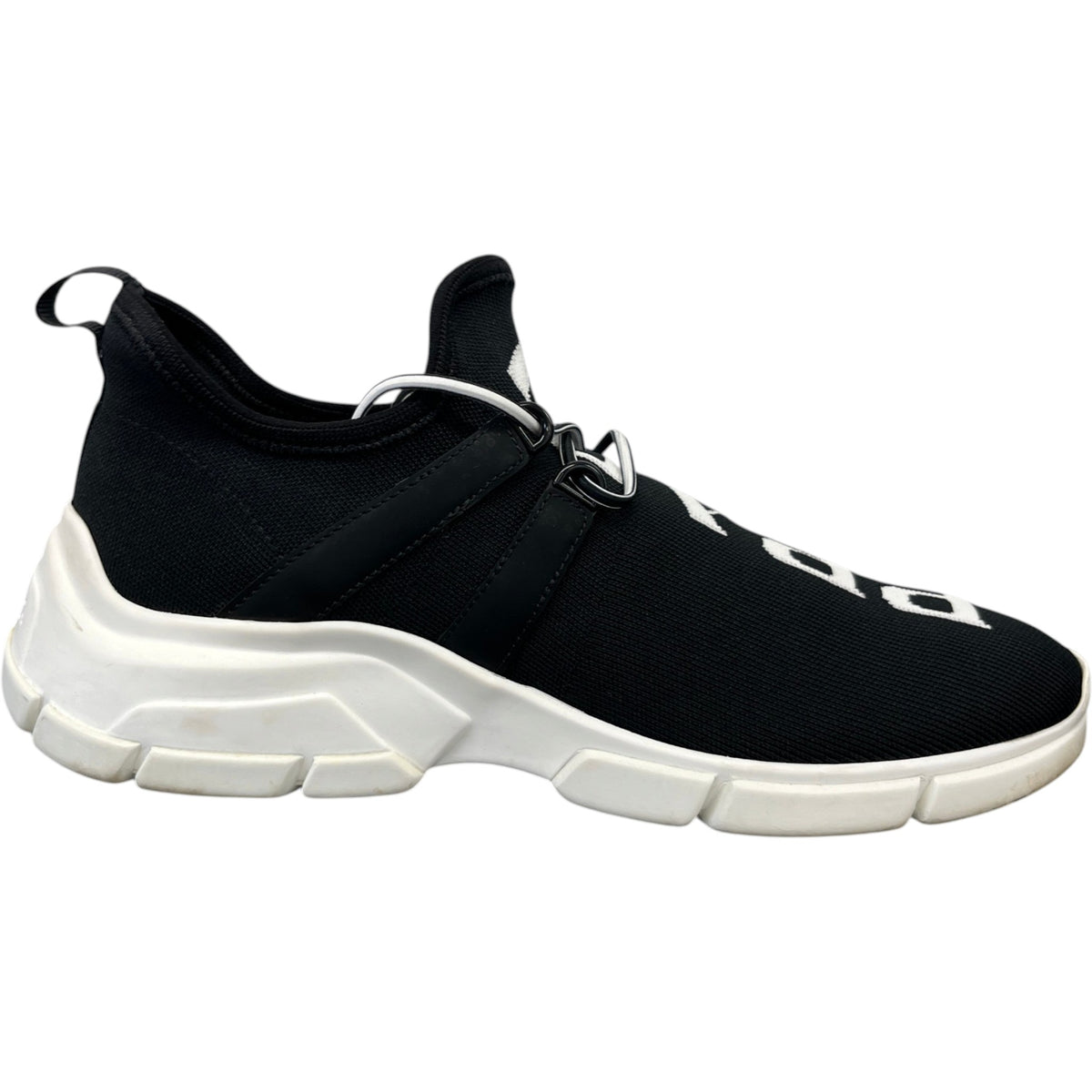 Women's Logo Knit Low Trainers Black Size UK 5 / EU 38 - Photo 4