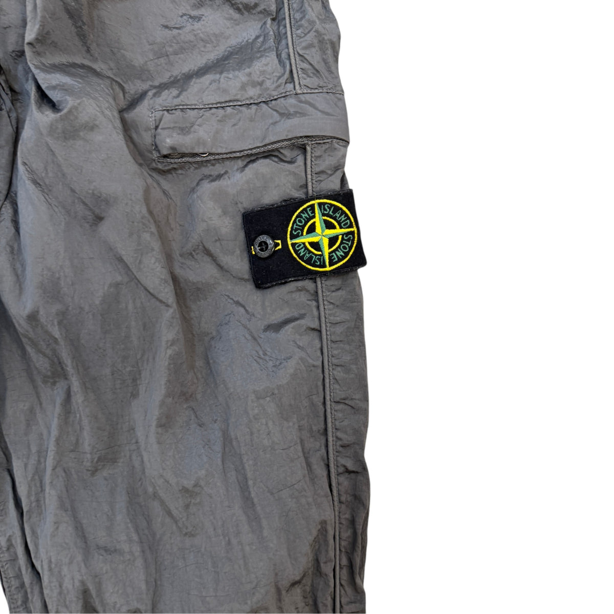 Men's Applique Logo Cargos Charcoal Size L / W34 - Photo 4