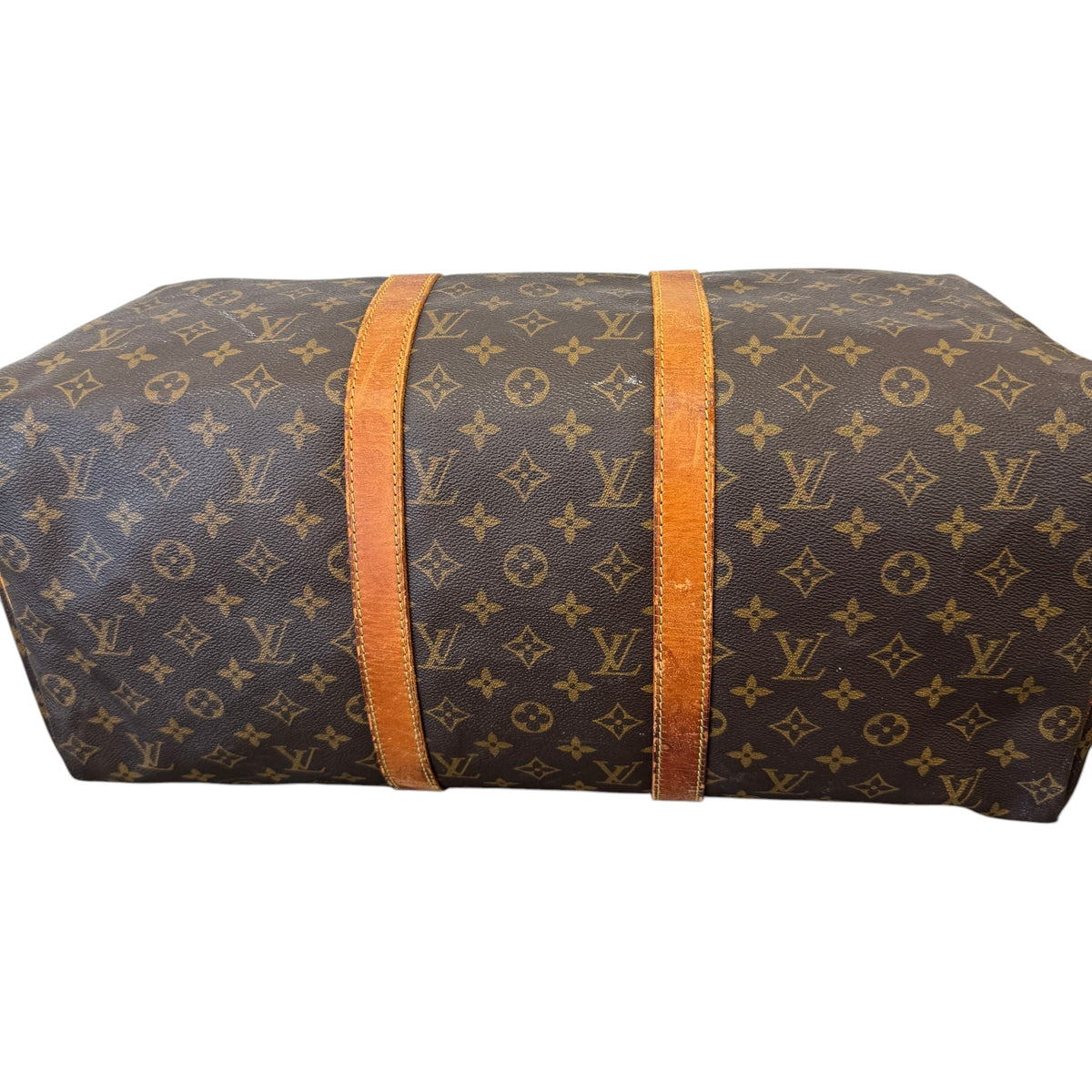 Women's Monogram Keepall 50 Travel Bag Brown - Photo 10