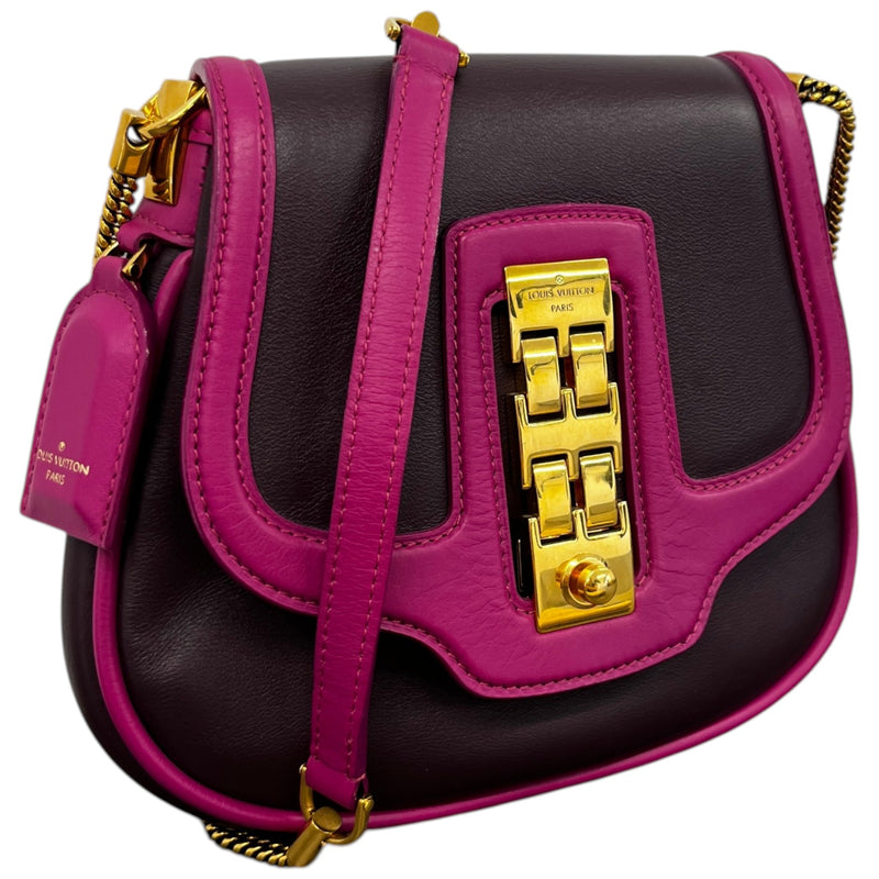 Women's Art Deco Trapeze Bag Purple