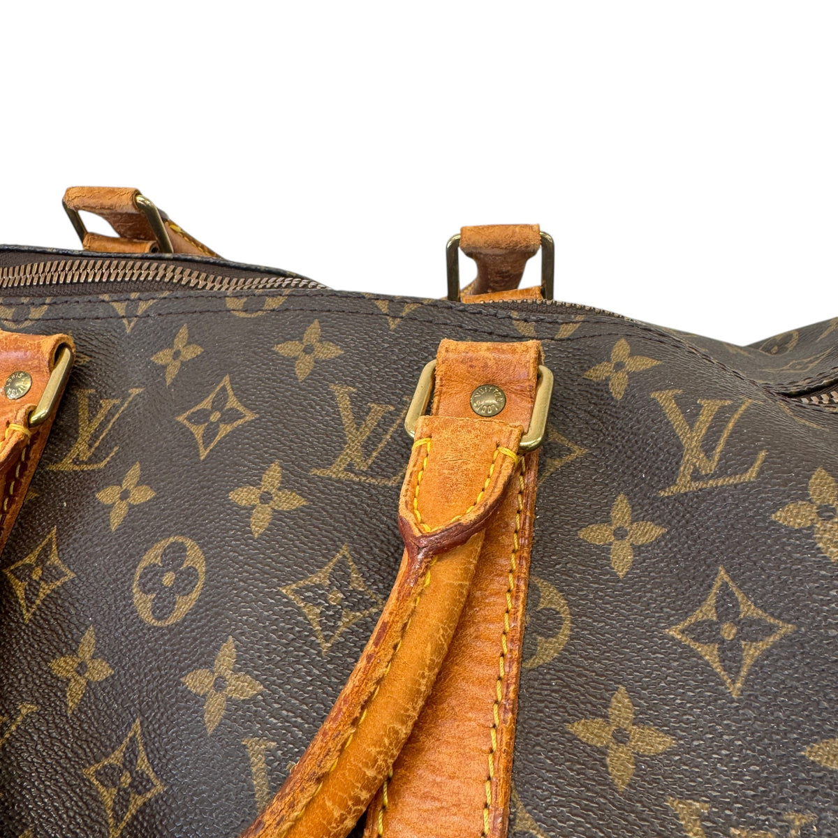Women's Monogram Keepall 50 Travel Bag Brown - Photo 11