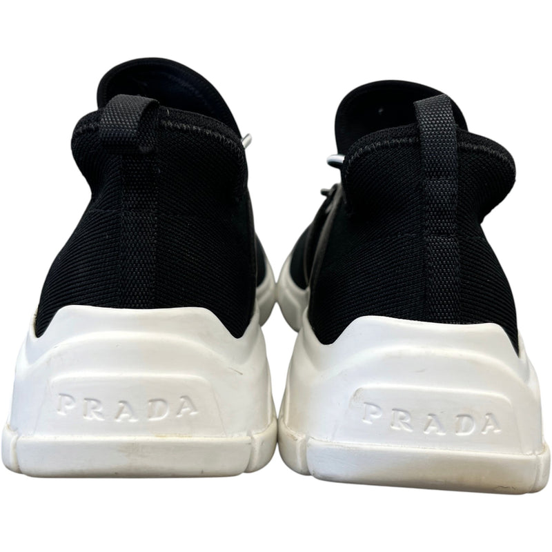 Women's Logo Knit Low Trainers Black Size UK 5 / EU 38