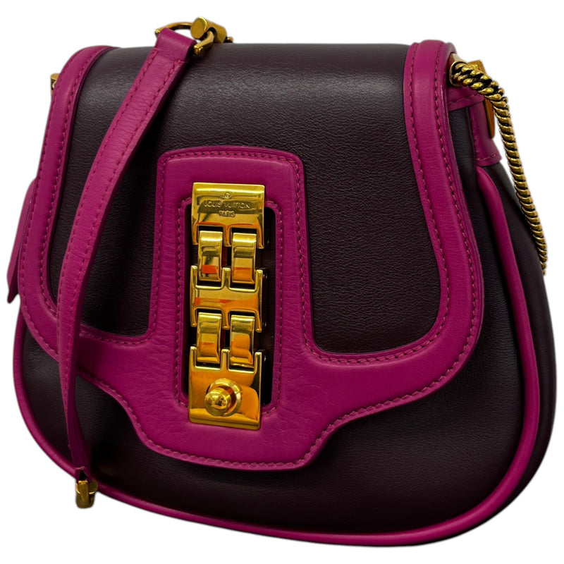 Women's Art Deco Trapeze Bag Purple