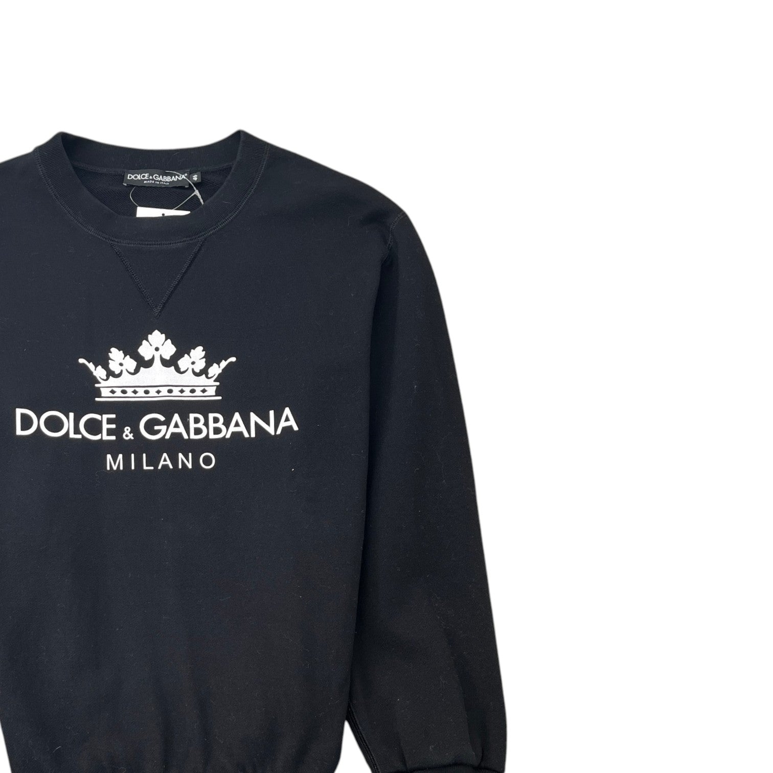 Men's Logo Print Sweatshirt Black Size IT 46 / UK S - Photo 3