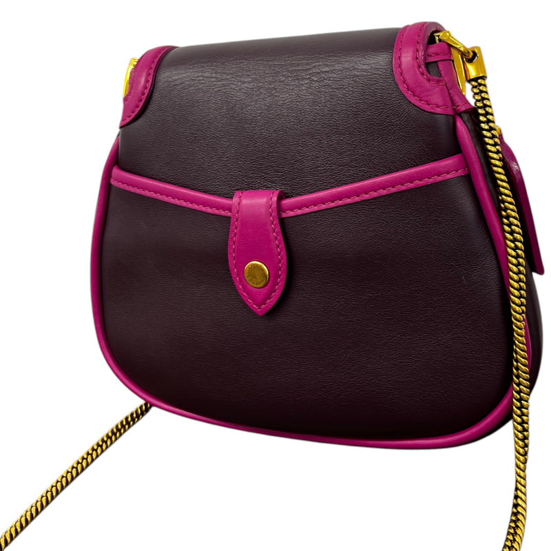 Women's Art Deco Trapeze Bag Purple