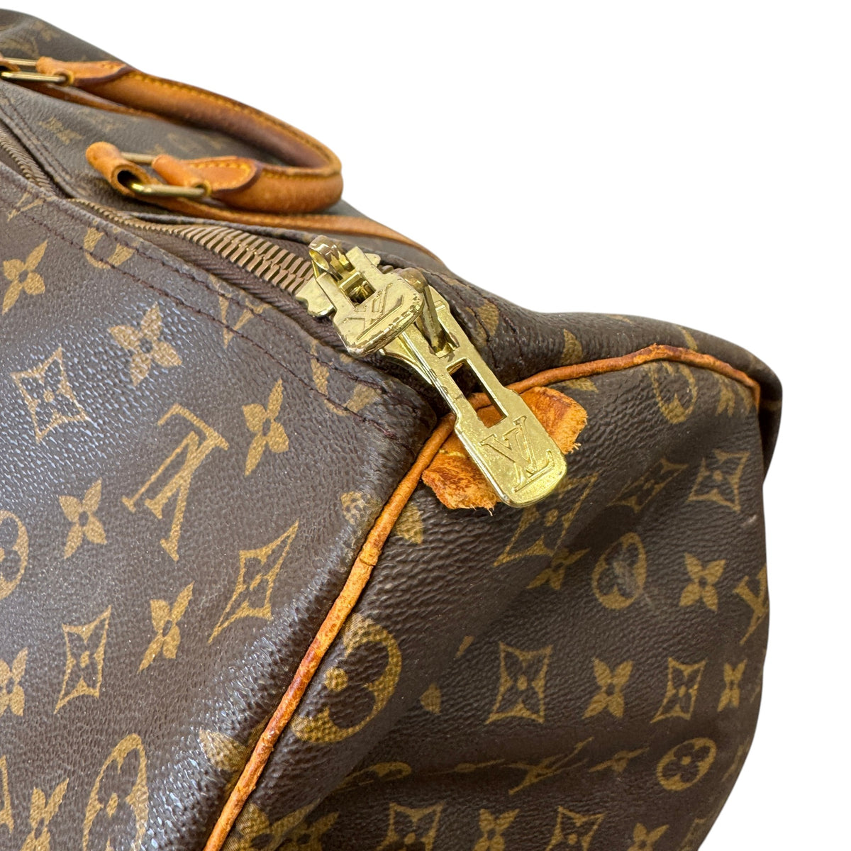Women's Monogram Keepall 50 Travel Bag Brown - Photo 18