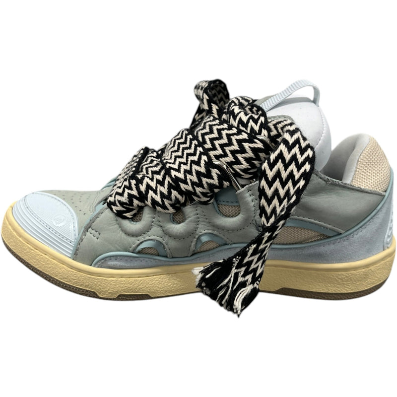 Men's Curb Low Trainers Blue Size UK 6 / EU 40