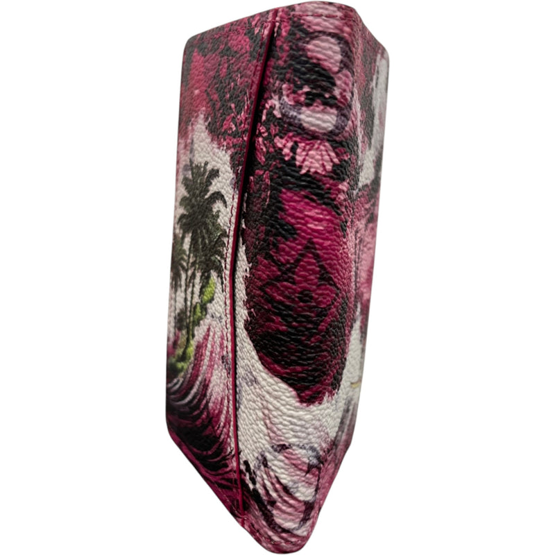 Women's Surfing Monogram Organizer de Poche Card Holder Pink
