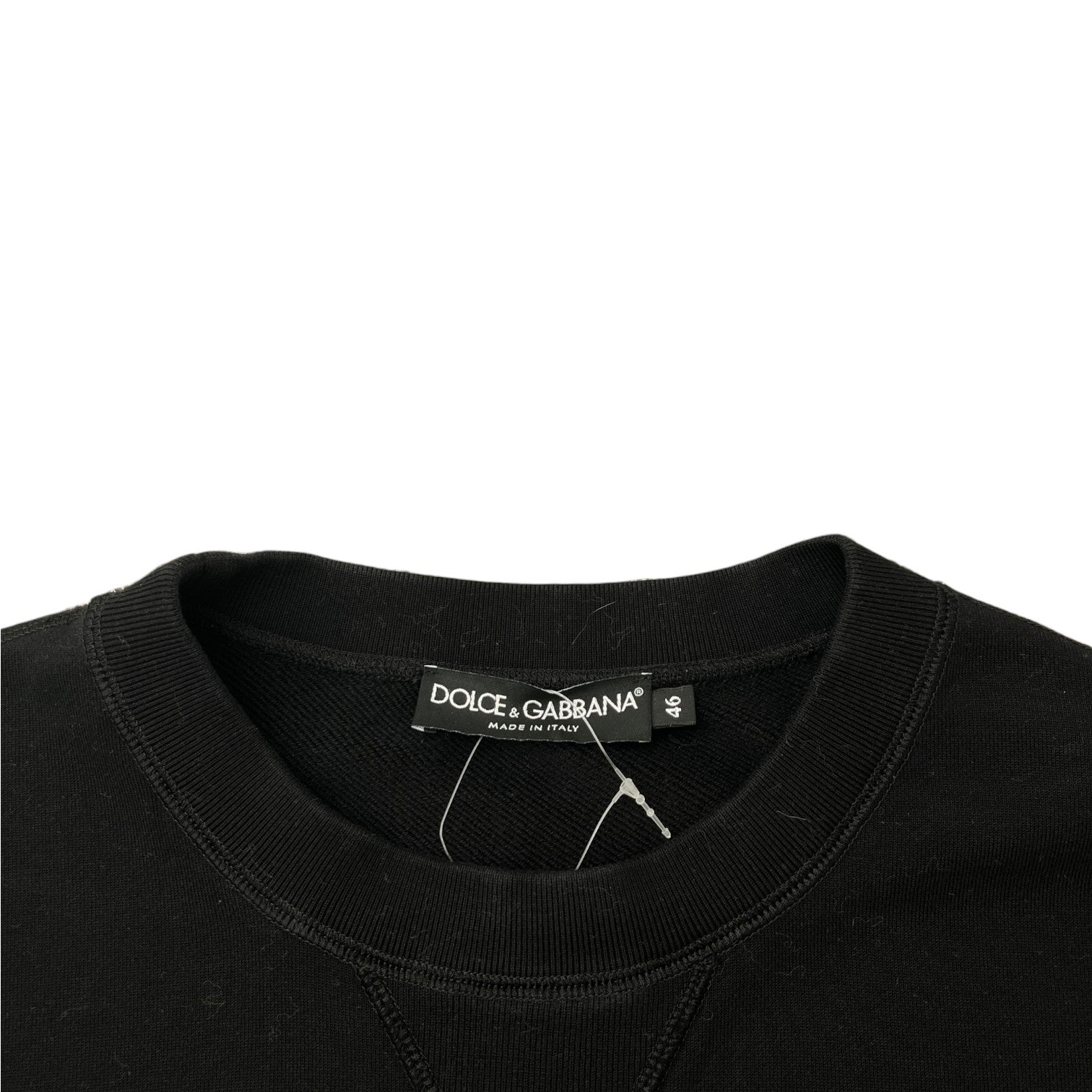 Men's Logo Print Sweatshirt Black Size IT 46 / UK S - Photo 5