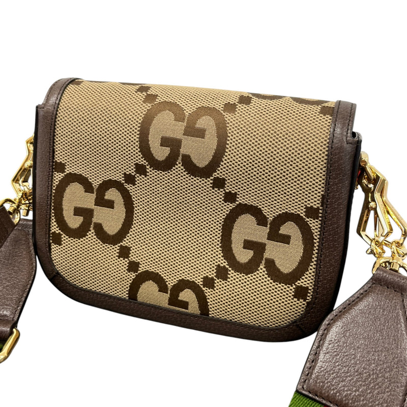 Women's Horsebit 1955 Jumbo GG Crossbody Bag Brown