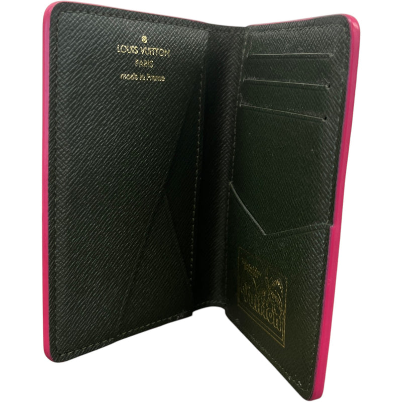 Women's Surfing Monogram Organizer de Poche Card Holder Pink