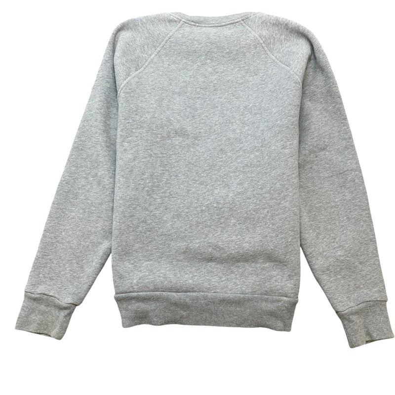 Men's Embroidered Logo Sweatshirt Grey Size L