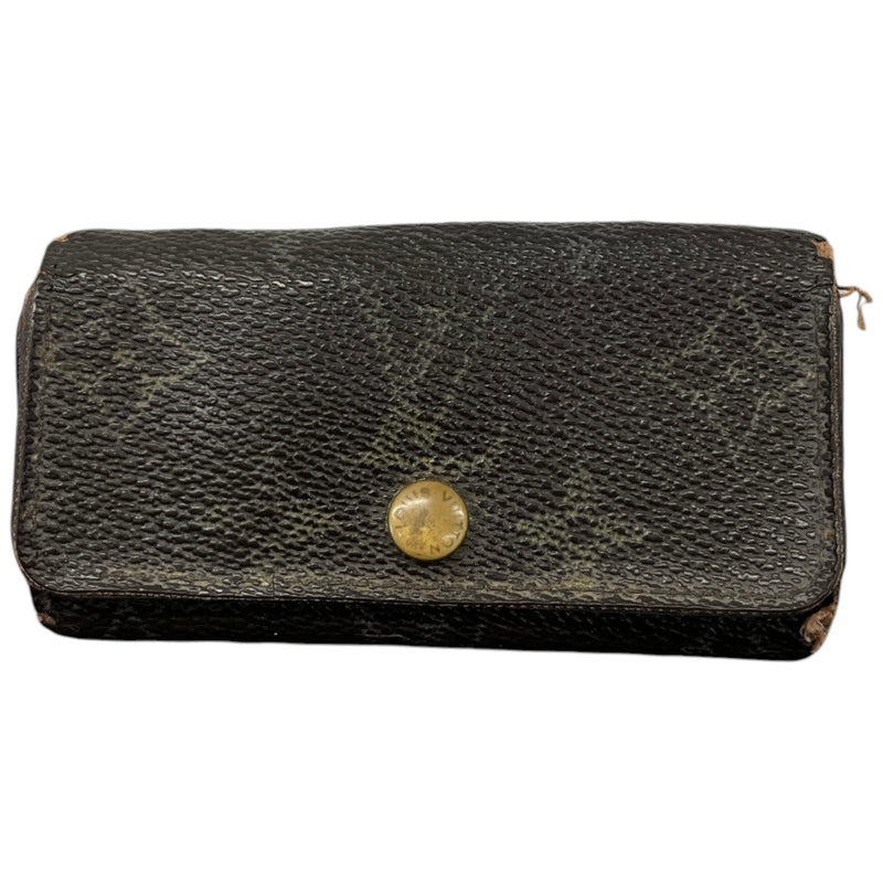 Women's Monogram Key Holder Keyring Brown