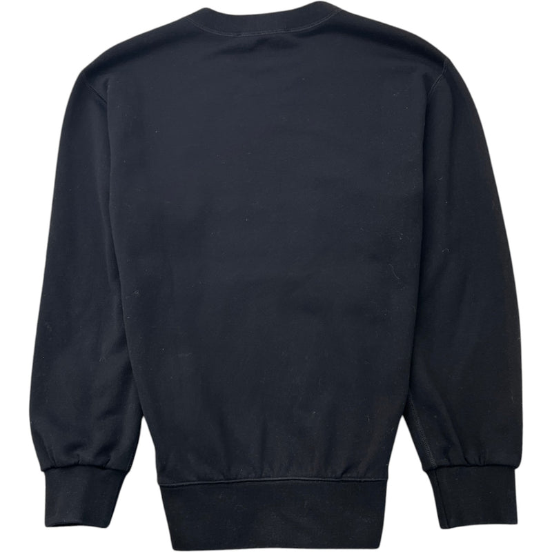 Men's Logo Print Sweatshirt Black Size IT 46 / UK S