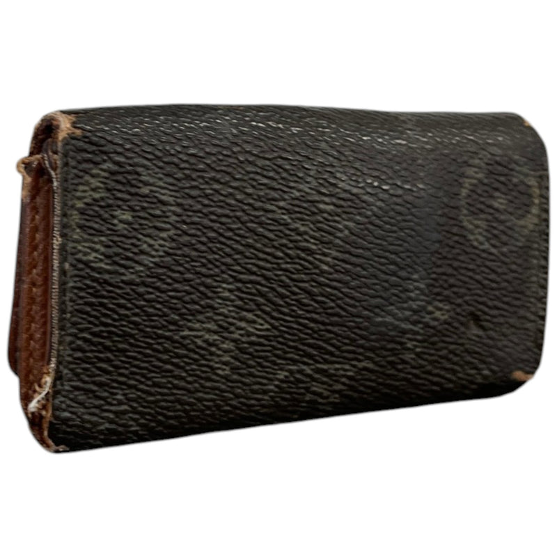 Women's Monogram Key Holder Keyring Brown