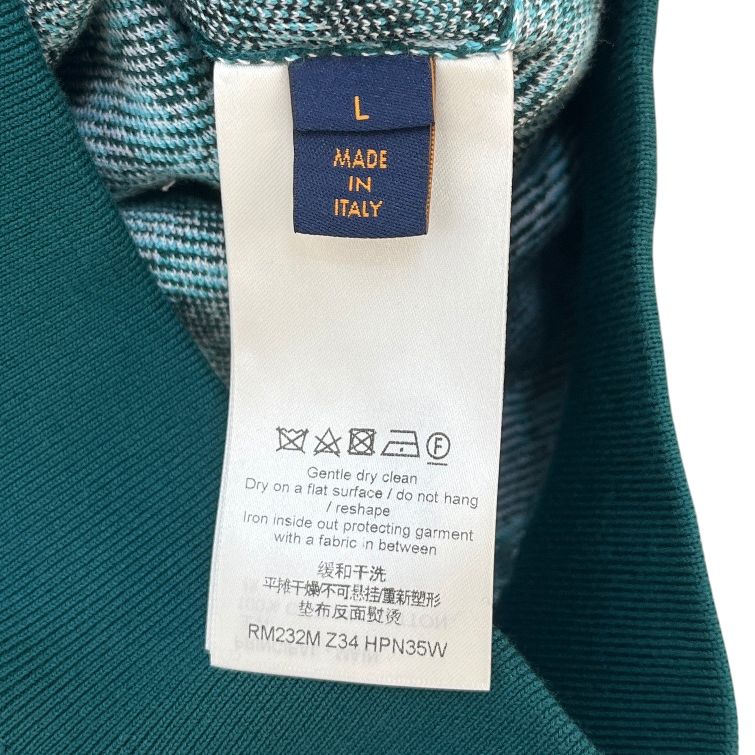 Louis Vuitton Men's Monogram Pointilism Jumper Green Size L - Photo 6