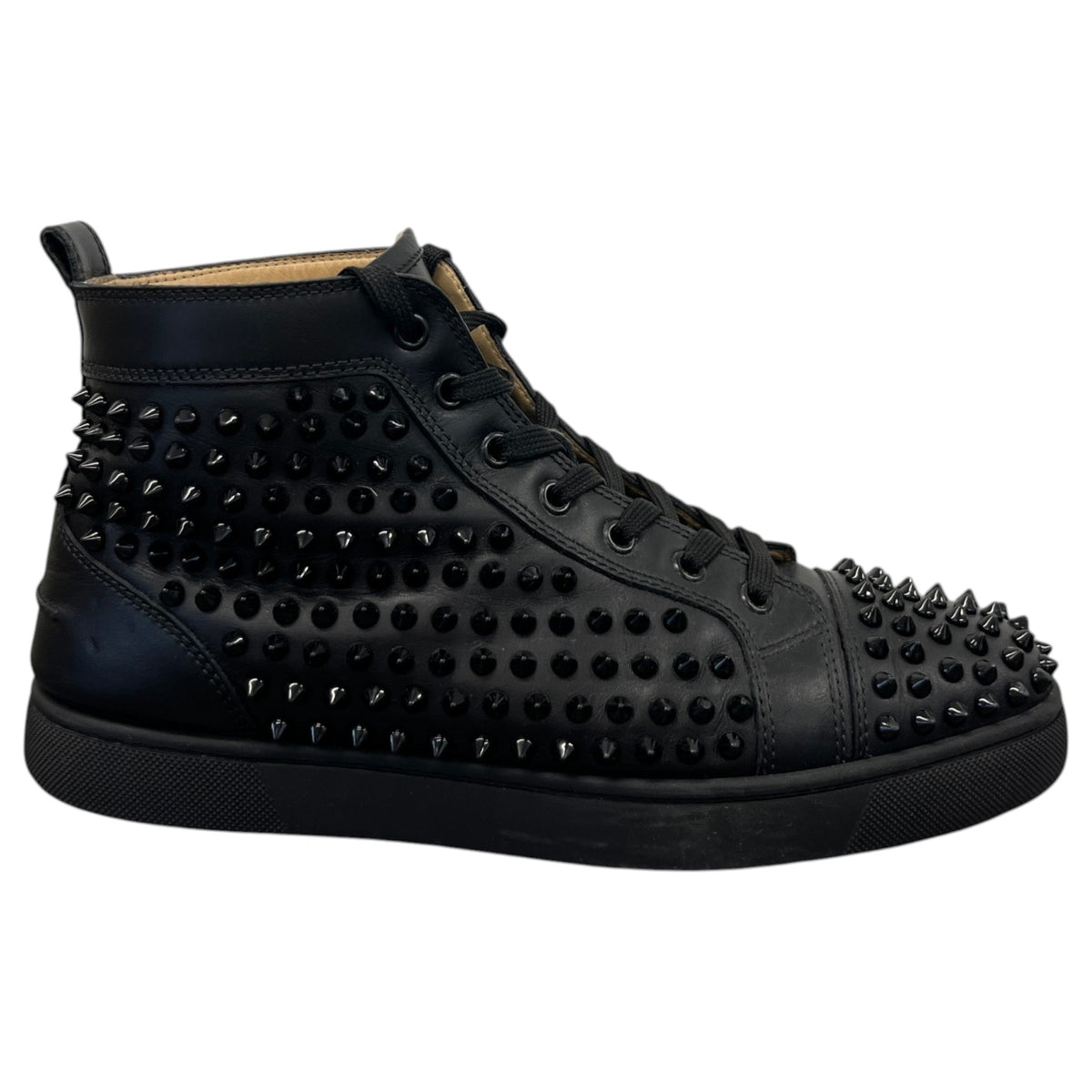 Men's Louis Spikes High Trainers Black Size UK 8 / EU 42 - Photo 1