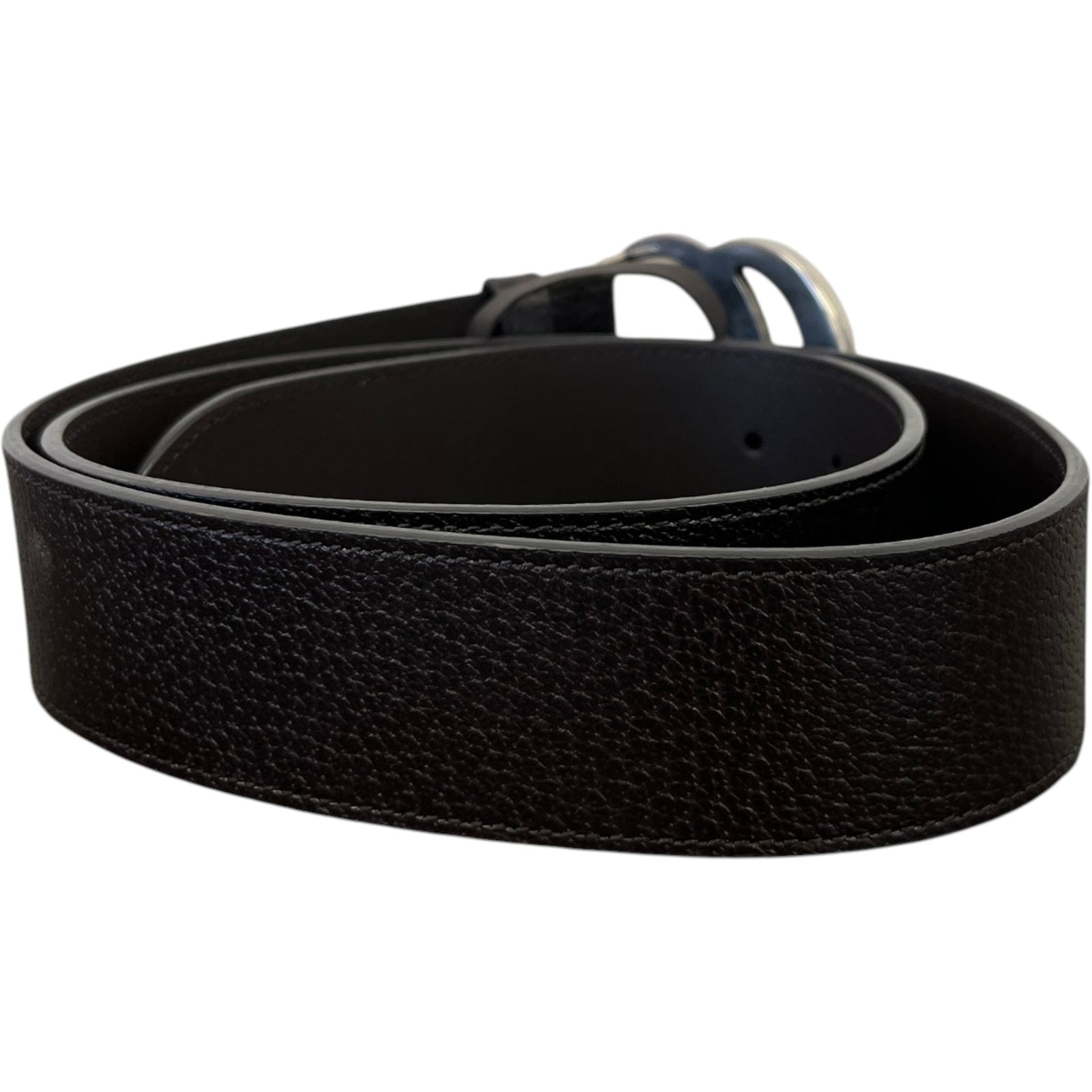 Men's Interlocking G Belt Black Size Waist 38" - Photo 4