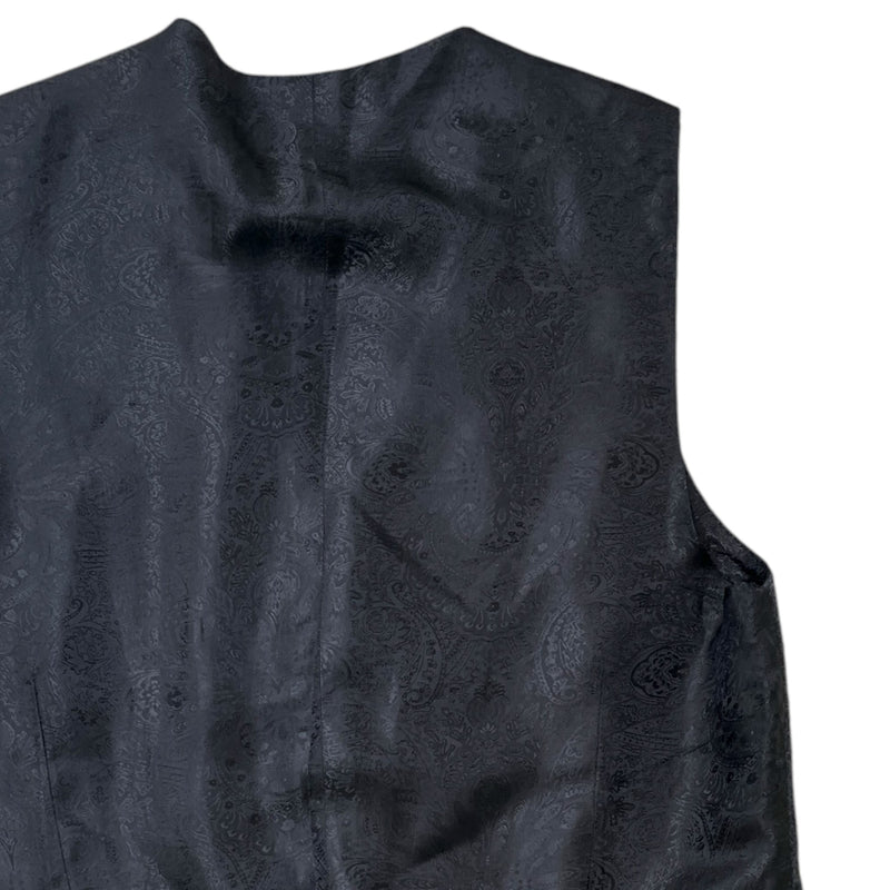 Men's Wool Waistcoat Vest Grey Size IT 48 / UK M