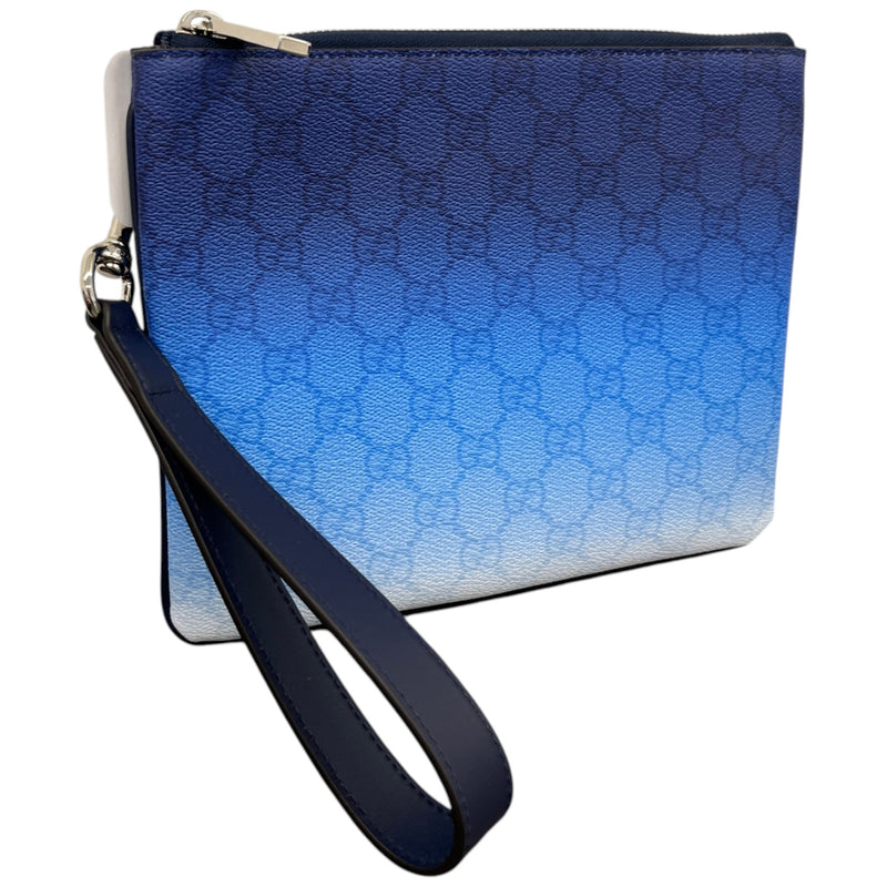 Men's GG Supreme Chrome Pouch Blue