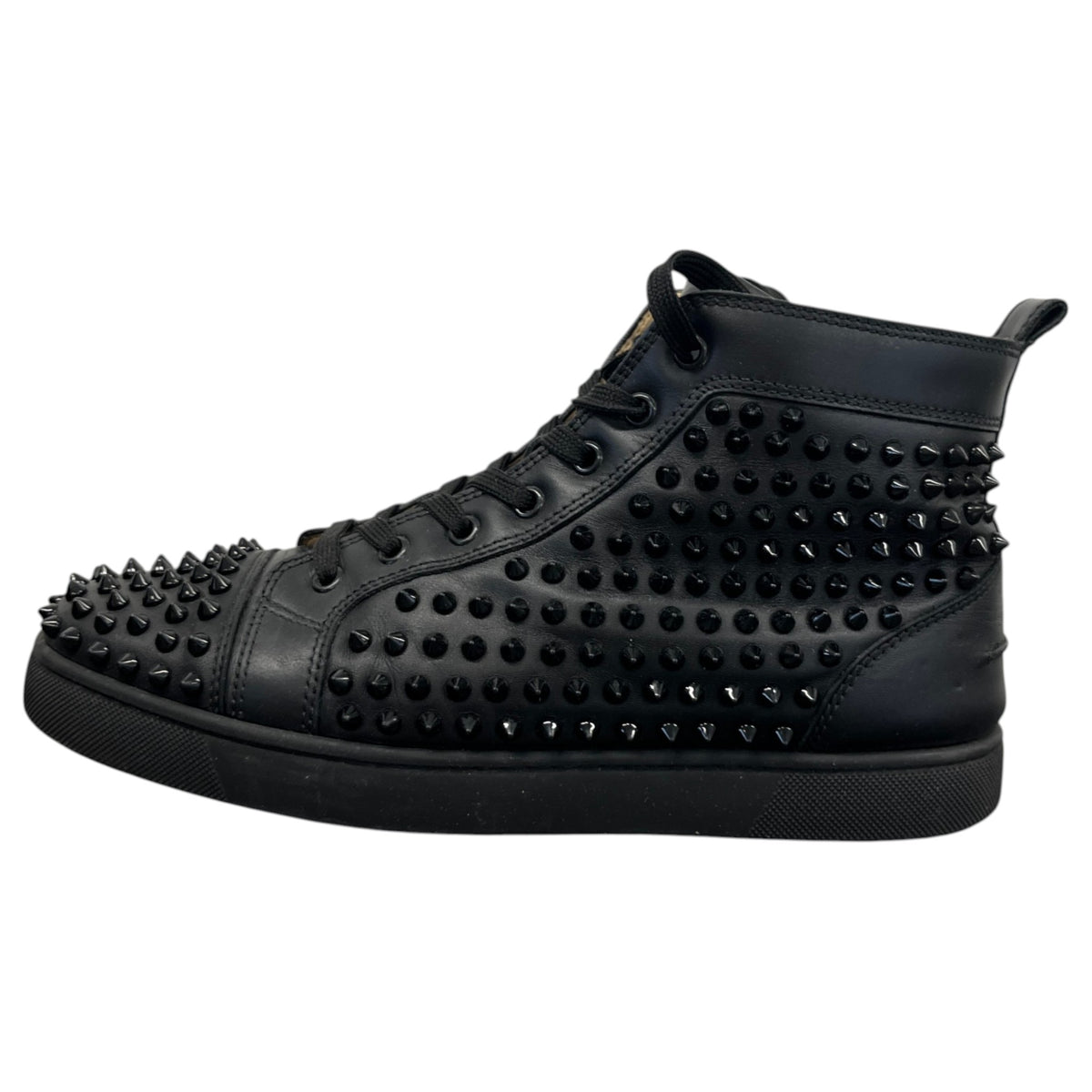 Men's Louis Spikes High Trainers Black Size UK 8 / EU 42 - Photo 5