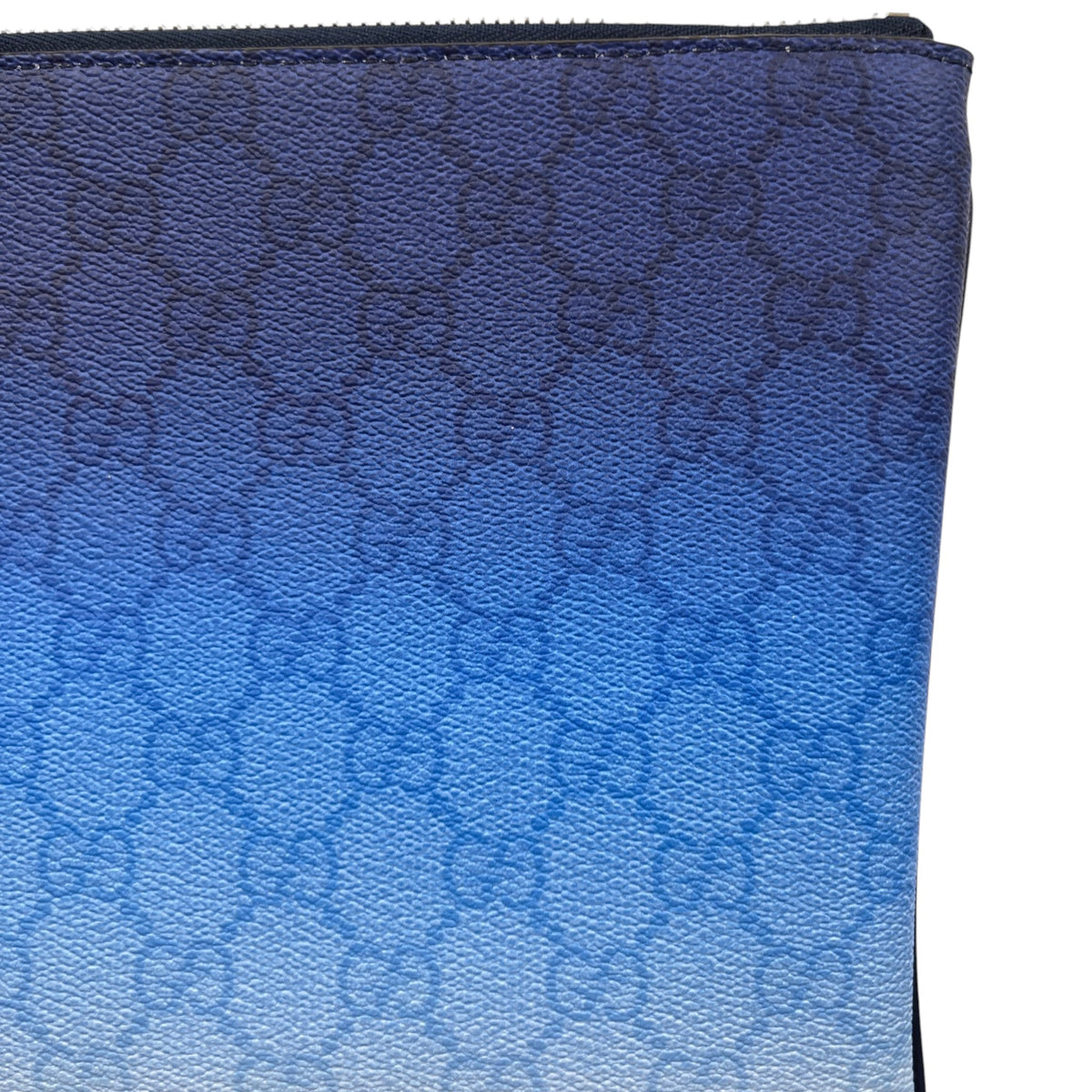 Men's GG Supreme Chrome Pouch Blue - Photo 6