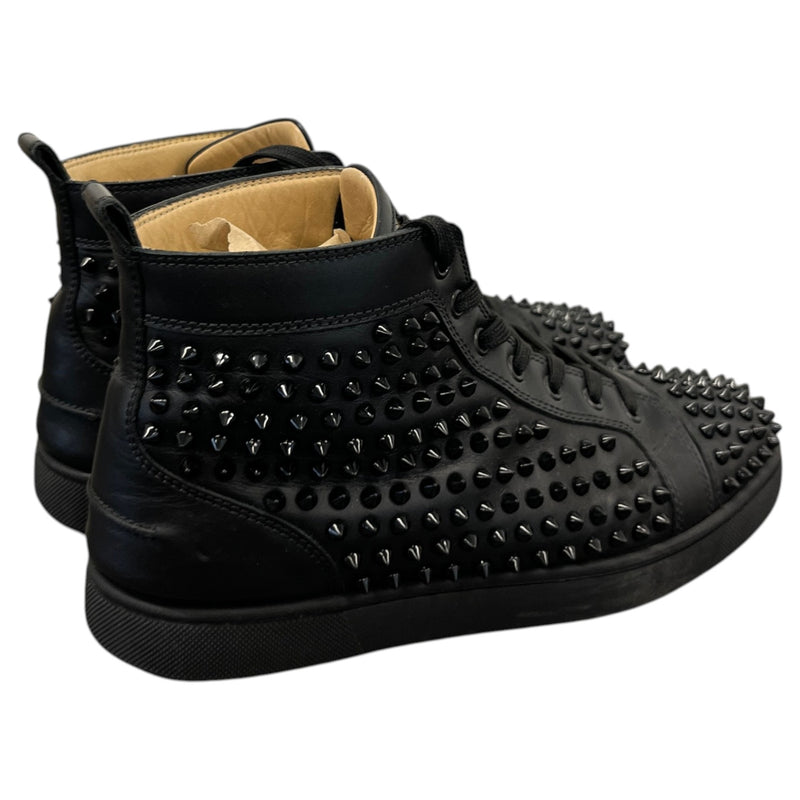 Men's Louis Spikes High Trainers Black Size UK 8 / EU 42