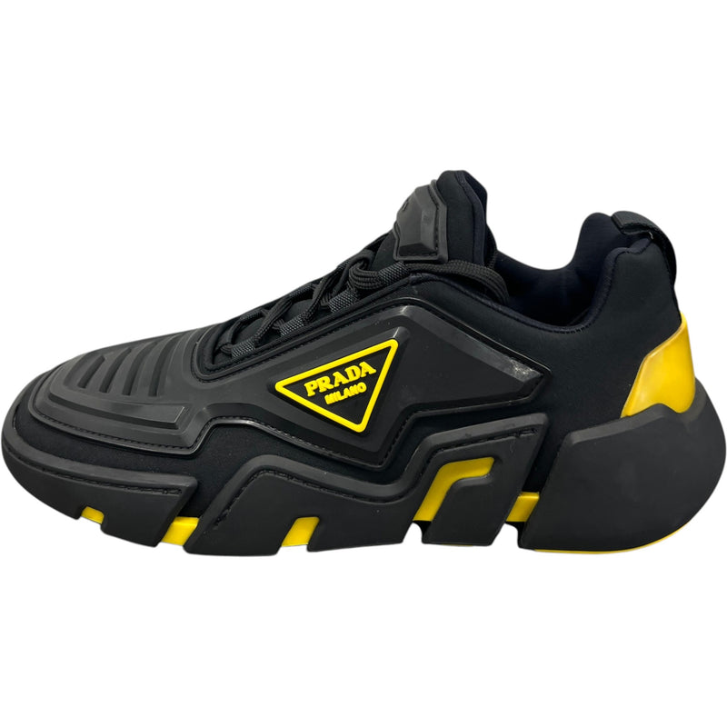 Men's Techno Stretch Low Trainers Black Size UK 5 / EU 39