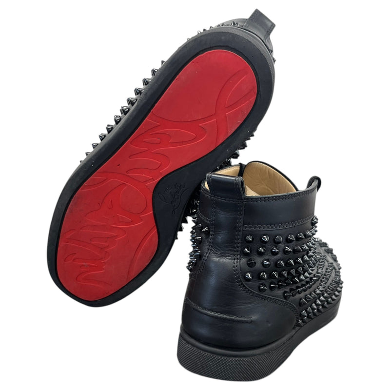 Men's Louis Spikes High Trainers Black Size UK 8 / EU 42