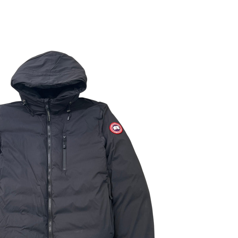 Men's Lodge Hoody Down Jacket Black Size S