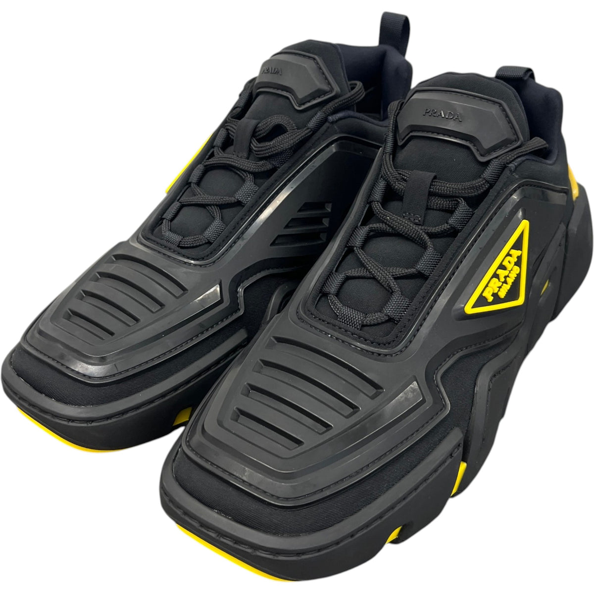 Men's Techno Stretch Low Trainers Black Size UK 5 / EU 39 - Photo 8