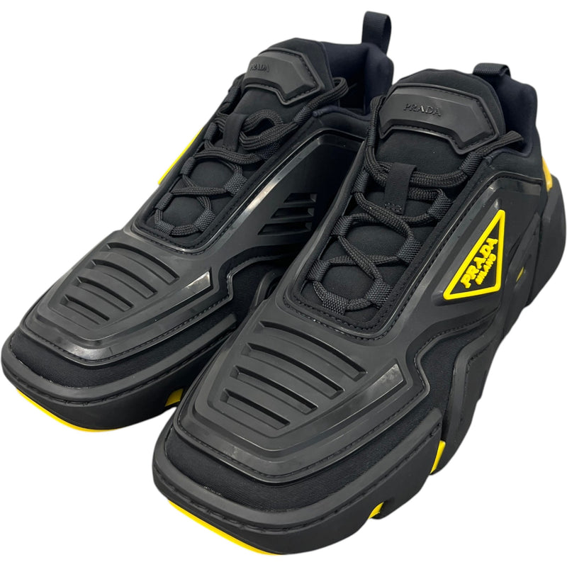 Men's Techno Stretch Low Trainers Black Size UK 5 / EU 39