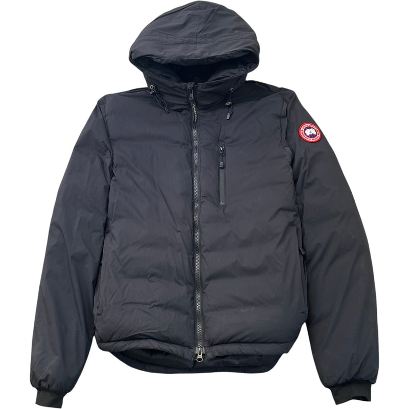 Men's Lodge Hoody Down Jacket Black Size S