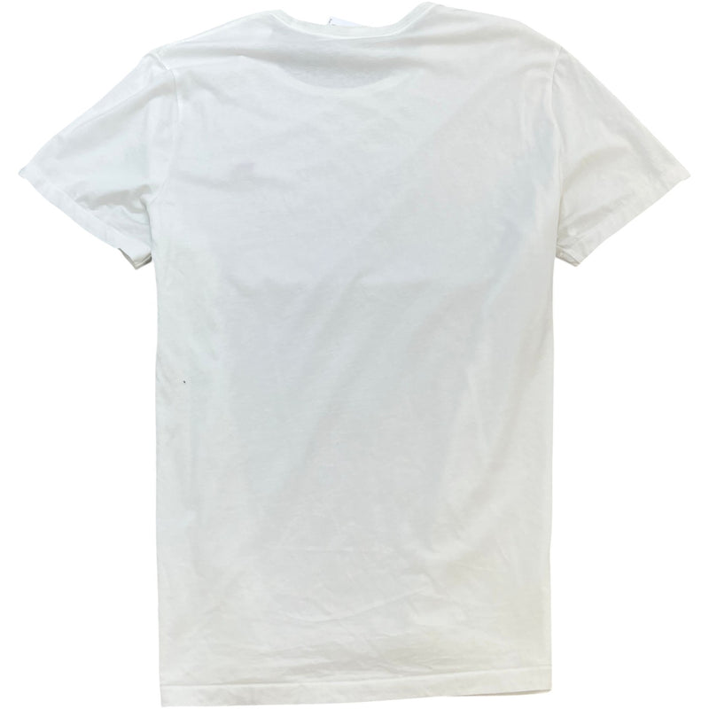 Men's Embroidered Logo T-Shirt White Size 3XL