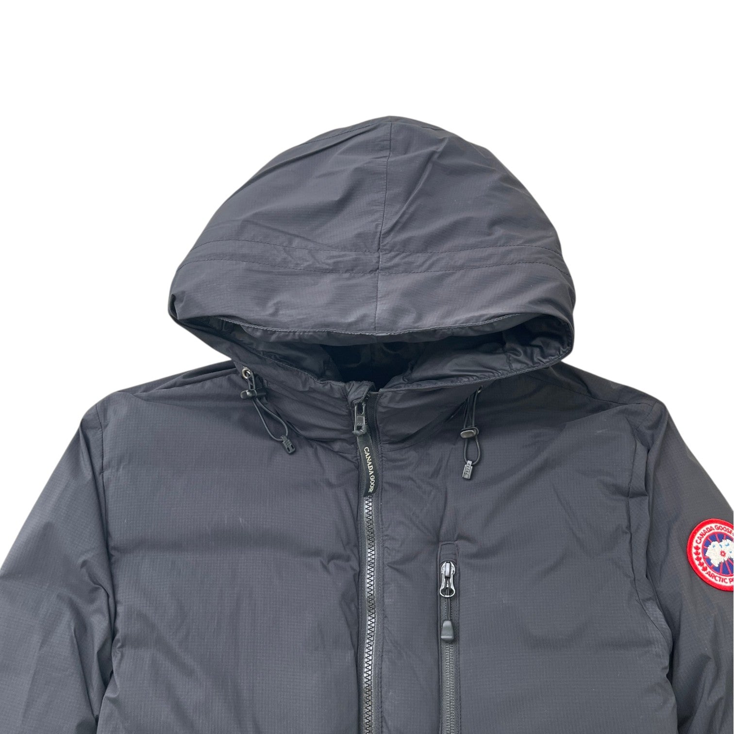 Men's Lodge Hoody Down Jacket Black Size S - Photo 6