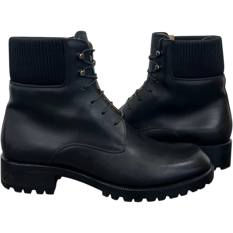 Men's Trapman Lace Up Boots Black Size UK 9 / EU 43