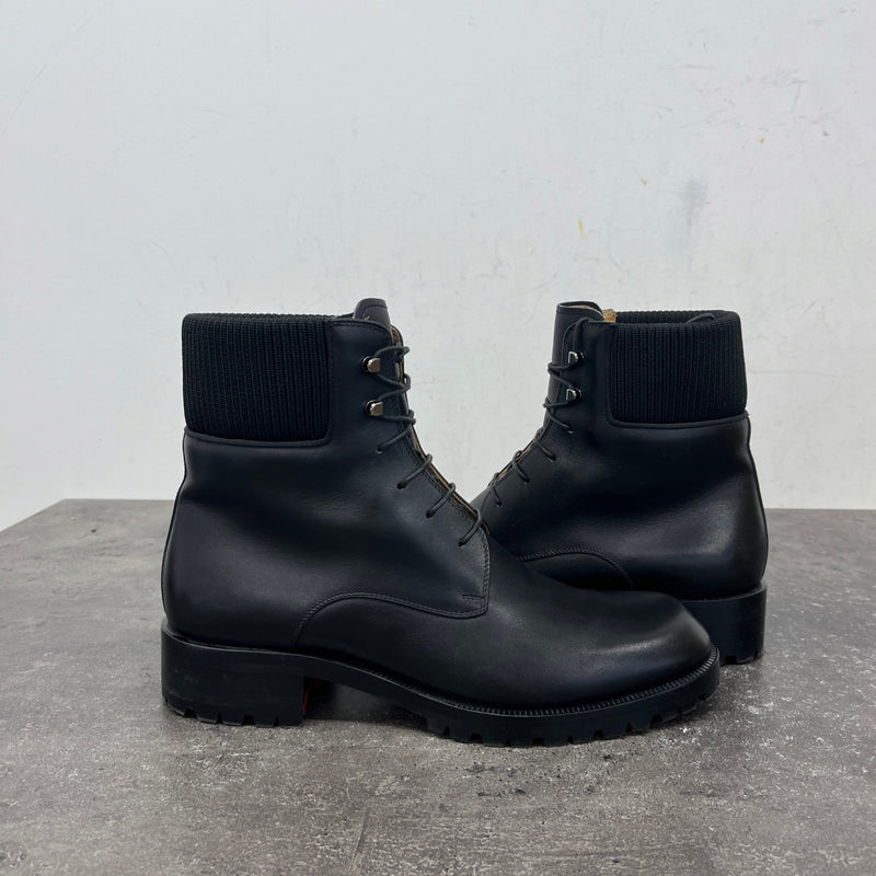 Men's Trapman Lace Up Boots Black Size UK 9 / EU 43