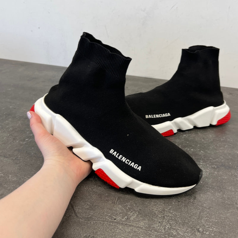 Men's Speed Sock High Trainers Black Size EU 42 / UK 8